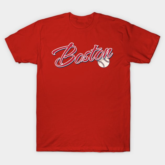 Red Sox Boston T-Shirt by Nagorniak